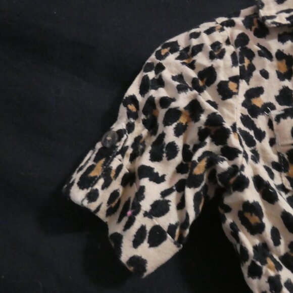 OLD NAVY | 18-24 months | Leopard Print Button-Up Short Sleeve Dress | NWOT - Picture 3 of 15